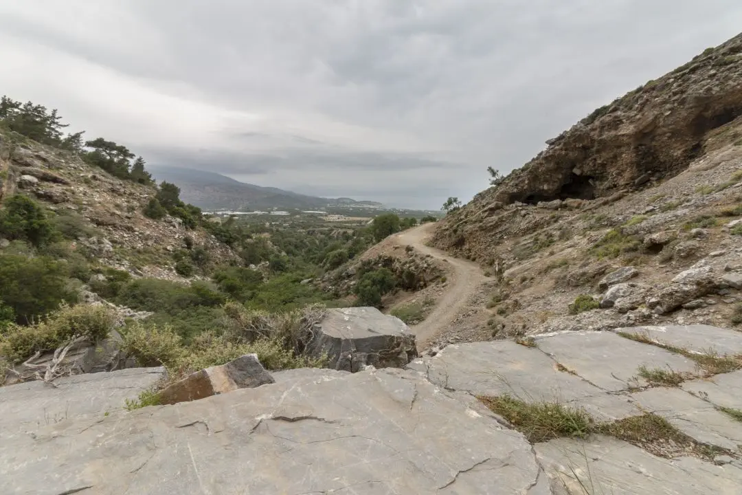 vue sur la vallée depuis les gorges de ha