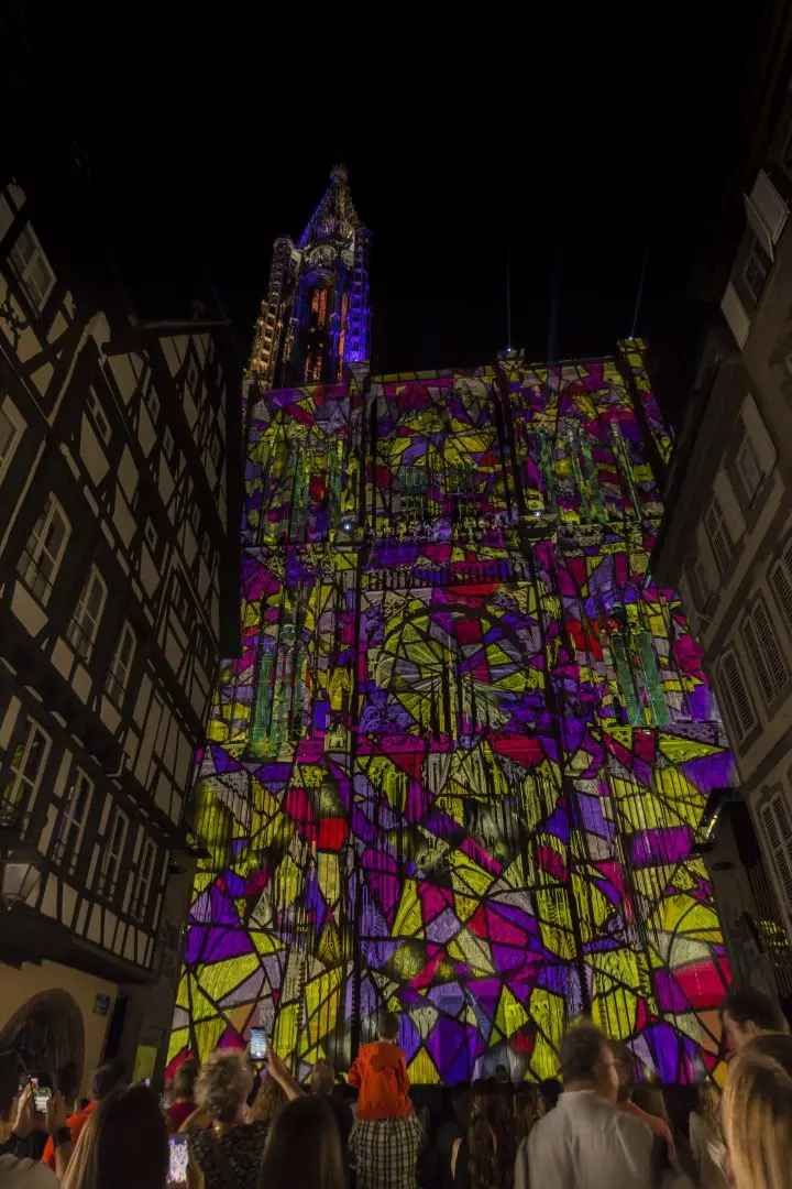 illuminations cathédrale strasbourg 2020