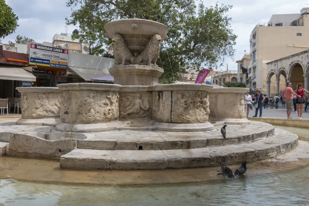 La fontaine aux lions