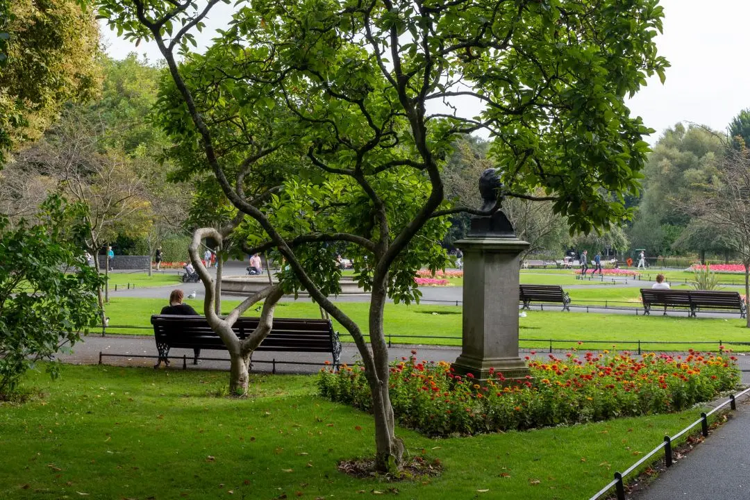 irlande dublin St Stephen-s Green parc verdure calme