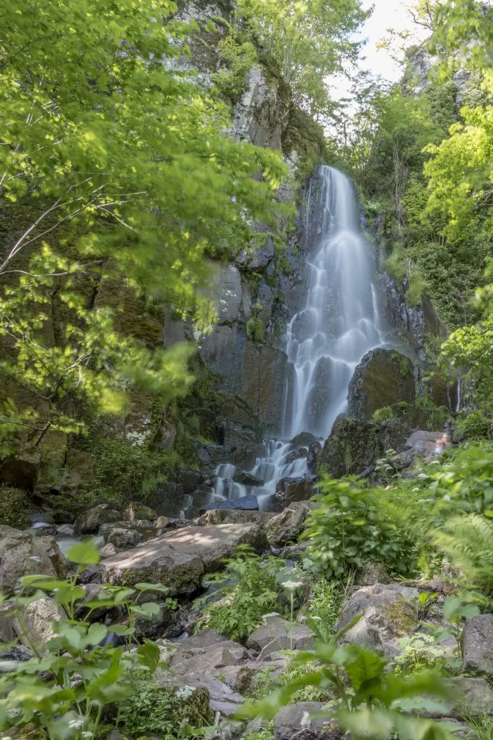 Cascade du Nideck depuis la rivière